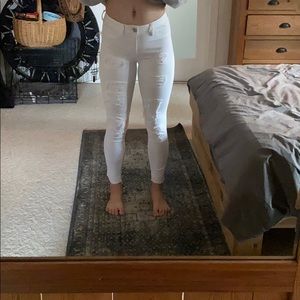 white american eagle jeans